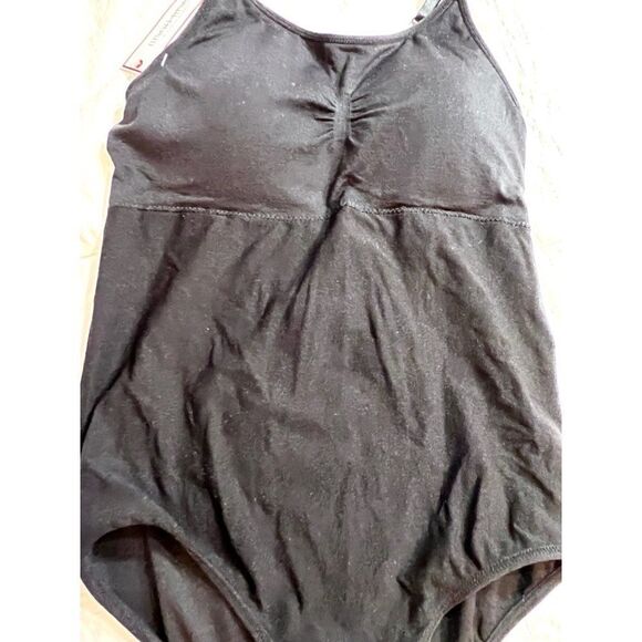 Bisou Bisou Criss Cross Back‎ Bodysuit One Piece Tank Top Undershirt Large - Picture 2 of 8